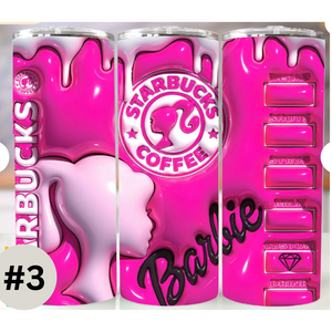 Barbie Pink Ponytail Tumbler