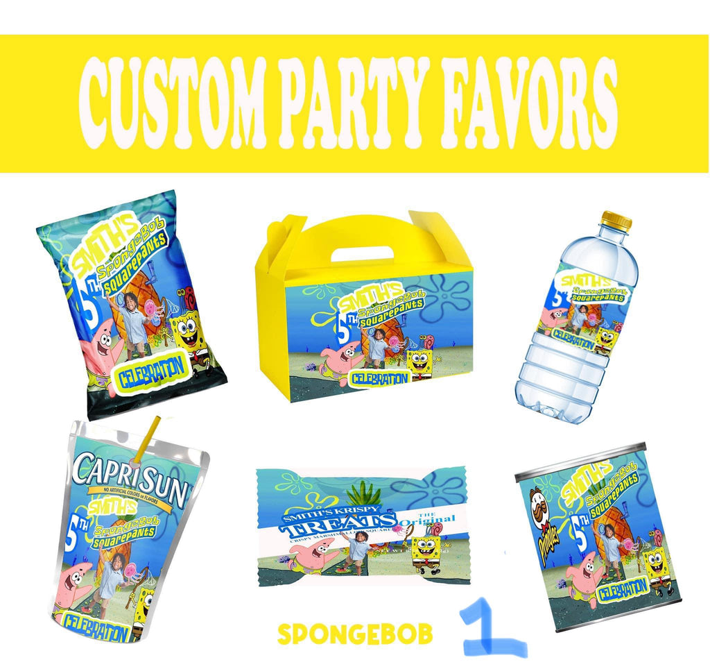 Sponge Party Favors