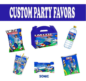 Sonic Party Favors