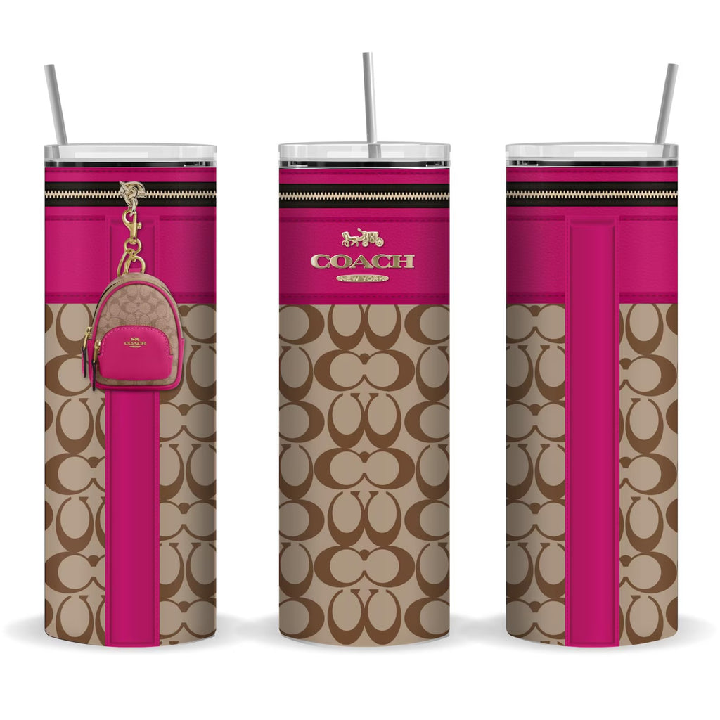 Pink Coach Tumbler