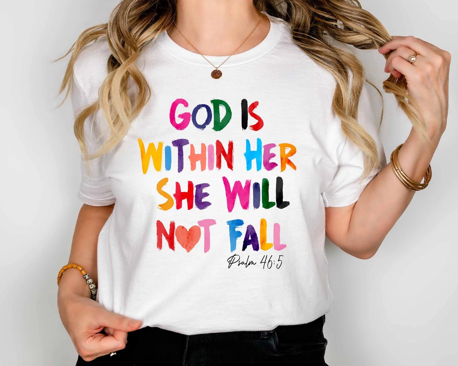 God is within her