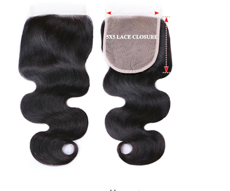 Brazilian Body Wave Closure 5*5